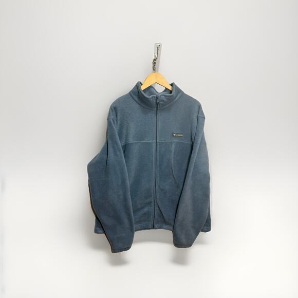 Columbia Steens Mountain 2.0 Fleece Jacket Men’s XXL Blue Full Zip Warm Outdoor - Picture 1 of 10